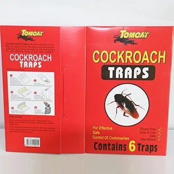 Trampas adhesivas para cucarachas